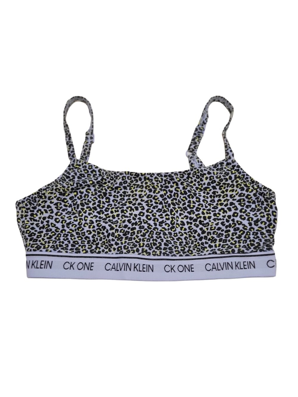 Calvin Klein Leopard-Print Bralette  Size Medium